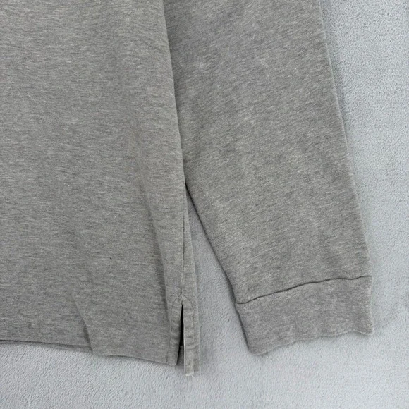 Vintage Polo Ralph Lauren Gray Striped Polo Shirt Cotton Classic Fit Mens XL - Picture 10 of 14